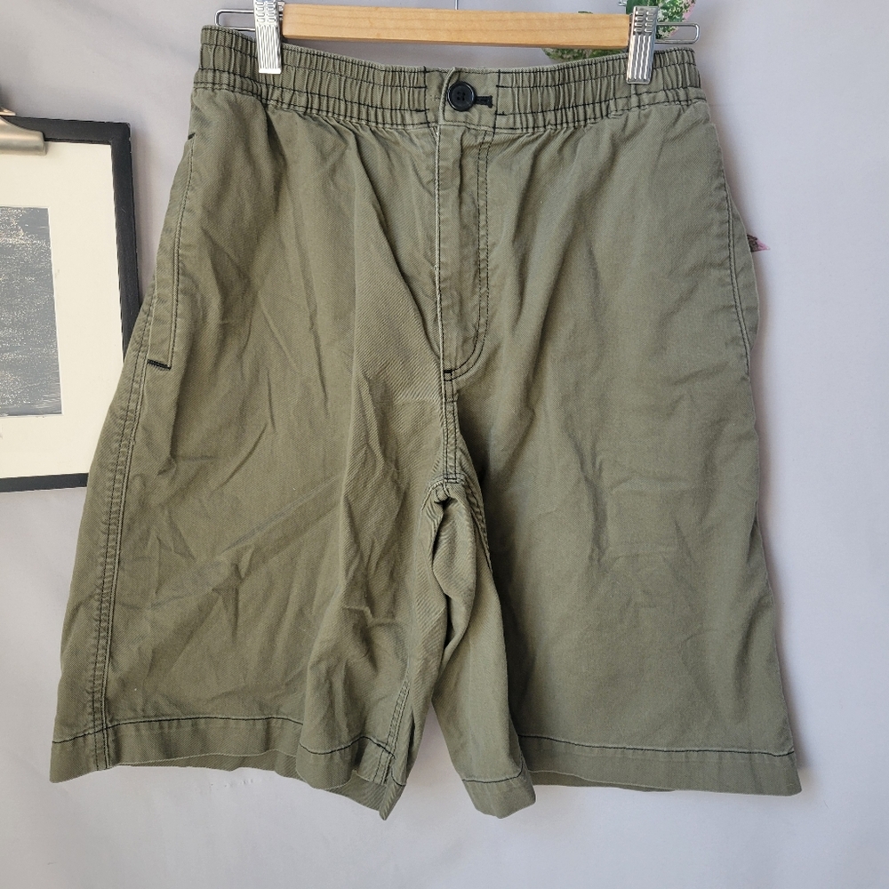 Marni x Uniqlo Wide Fit Boxy Shorts Olive S